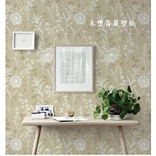 [禾豐窗簾坊]自然風格花草紋壁紙(5色)/壁紙窗簾裝潢安裝施工