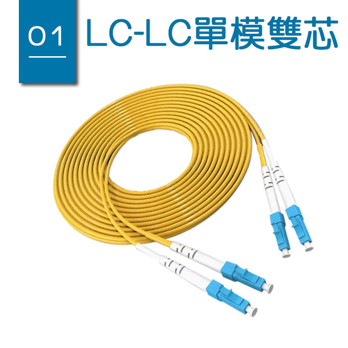 ★現貨供應★LC-LC單模雙芯 1M/3M光纖跳線★光纖轉接/光纖跳接★光纖短跳線/光纖網路/光纖通訊