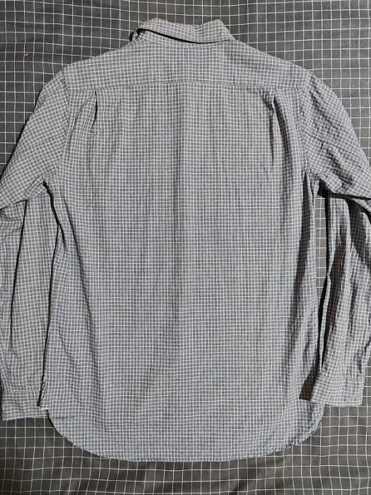 remains日本進口古董機織窄幅光邊布英式復古基礎長袖襯衣