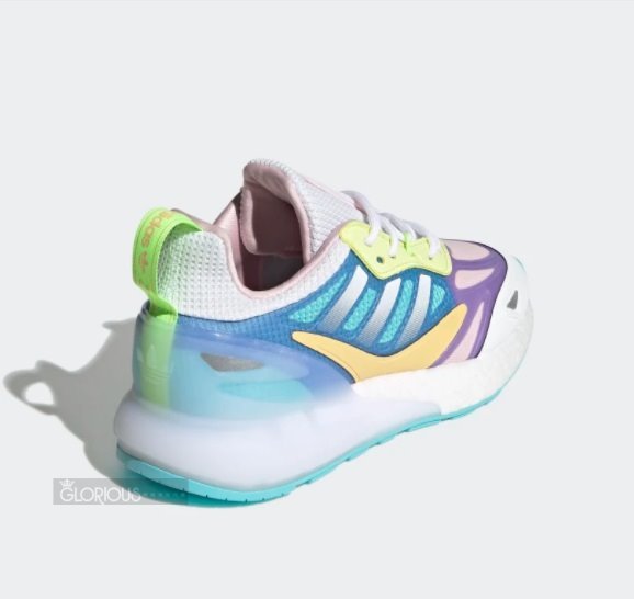 免運 ADIDAS ORIGINAL ZX 2K BOOST 2.0 粉 藍 紫 GV7760 輕量 運動鞋【GL代購】