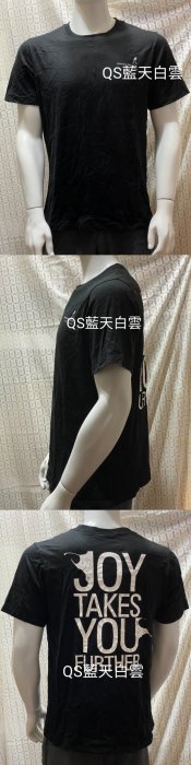 QS 約翰走路 100%精梳棉 短T恤 T SHIRT 休閒服 運動服