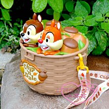 ♥小花花日本精品♥《Disney》迪士尼奇奇蒂蒂立體造型籃子松果爆米花桶 收納桶  日本連線樂園限定 96521007