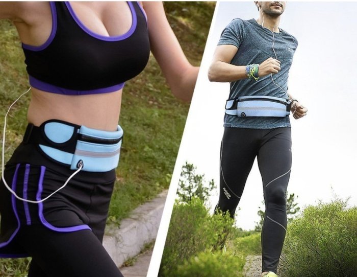 運動腰包 戶外跑步 腰帶手機包 貼身多功能 馬拉松 健身 收納包 腰包
