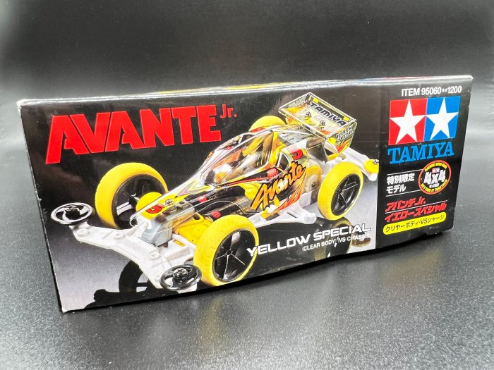 TAMIYA 1/32 AVANTE YELLOW SPECIAL MiNi 4WD #95060