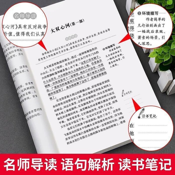 老人與海原著中小學生必讀課外書籍五六七年級至初一基礎閱讀書目閱讀學習