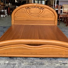 鑫高雄駿喨二手貨家具(全台買賣)----6尺 加大 雙人床 實木床架  床架  組合床  床組