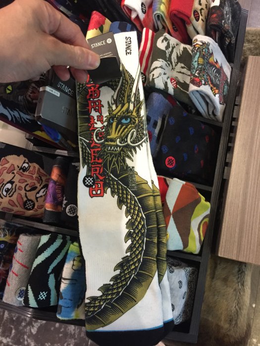 [ Satisfaction ] 美國品牌Stance襪子 日式風格金龍