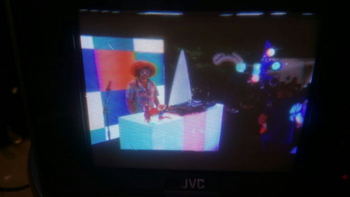 JVC 1985年專業用5吋彩視顯示器MADE IN JAPAN當年最先進之科技CRT塋幕顏色最漂亮準確影像正常無殘影可接DVD輸出觀賞