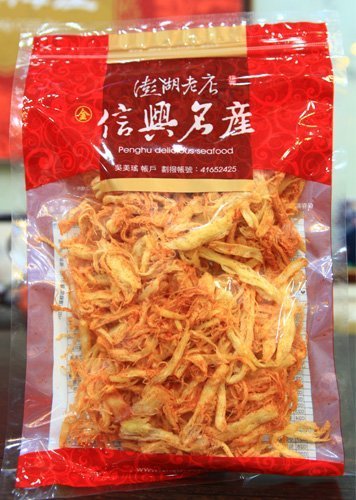 @鮮海風原味小舖@澎湖名產   《信興  麻辣魷魚絲》300g   新鮮好滋味