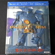 [3D藍光BD] - 環太平洋 Pacific Rim 3D + 2D + DVD 四碟吉普賽危機典藏版