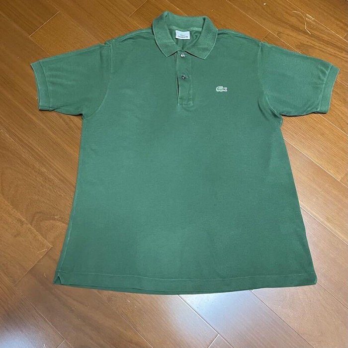 (Size 5號） Lacoste 百搭純棉短袖polo衫（0205)