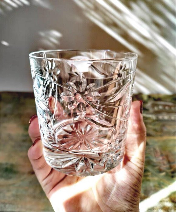 法國Royal Doulton皇家道爾頓水晶威士忌杯，非常漂
