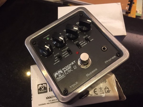 ☆ 唐尼樂器︵☆德國製(全新展示機) Palmer Pocket Amp MKII 電吉他單顆音箱模擬/前級/家用練習器