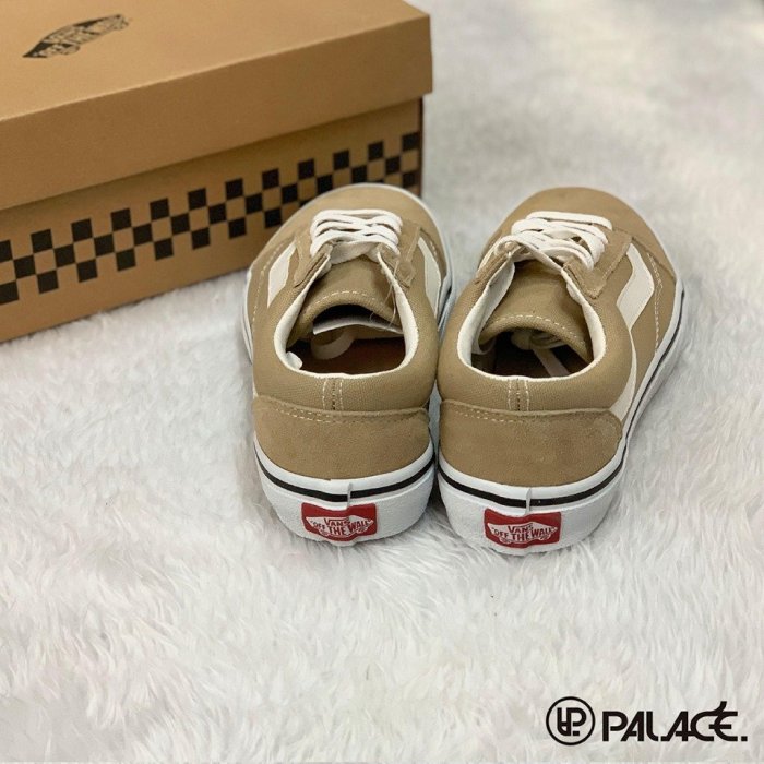 [Palace潮流小舖] 實體店面 現貨 VANS OLD SKOOL 基本款 奶茶色 卡其 休閒帆布鞋