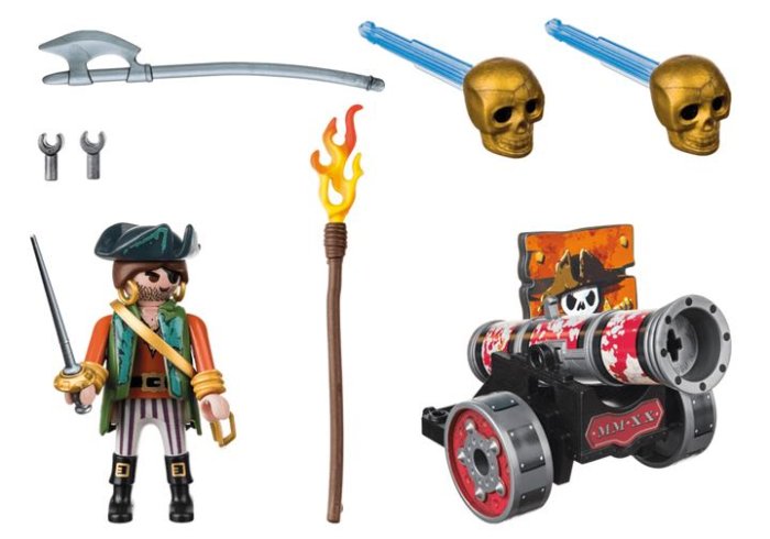 全新 摩比 playmobil 70415 Pirate with Cannon 海盜與酷炫大砲