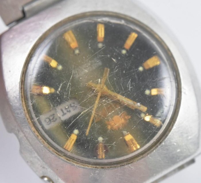 《玖隆蕭松和 挖寶網F》A倉 ORIENT 日期 星期 機械錶 腕錶 手錶 (12799)