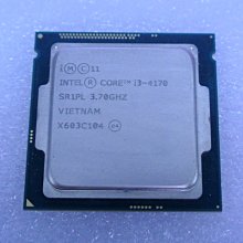 ~ 駿朋電腦 ~ Intel Core i3-4170 3.70G 雙核心1150腳位 CPU $300