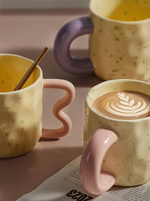 奶fufu馬克杯陶瓷喝水杯家用2023新款情侶杯子女辦公室杯茶-水水時尚