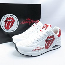 Skechers 183102WRD 男休閒鞋 滾石樂團 Uno-Rolling Stones Single!  白