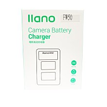 *兆華國際*  llano 綠巨能 相機雙電池充電器 SONY NP-FW50用 可用2A行動電源充電