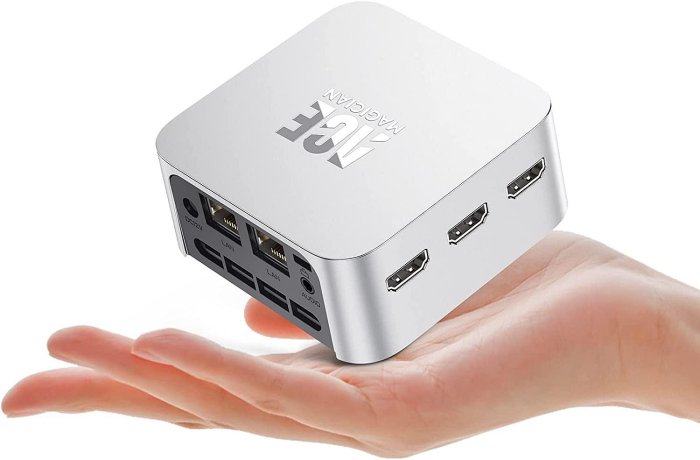 ACEMAGICIAN Mini Micro PC Windows 11Pro, Intel 11th Gen 4 Cores N5095 迷你電腦