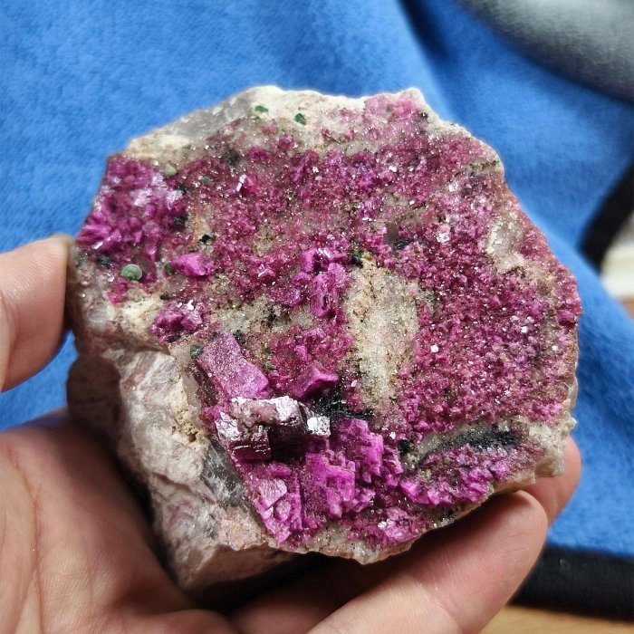 [友克鑫礦業]em10-鈷方解石 濃豔 Cobaltoan Calcite 剛果 含鈷方解石