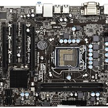 電腦雜貨店→華擎B75M-GL 主機板 (1155 顯示 DDR3 B75)二手良品 $900