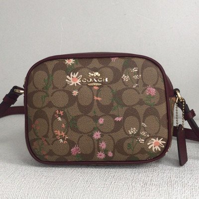 【九妹精品】COACH Ca719  新款包單拉鍊斜挎女包包多隔層 側背包 女包  小相機包