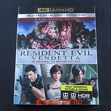 [藍光先生UHD] 惡靈古堡：血仇 UHD+BD+BONUS 三碟紙盒限定版 Resident Evil