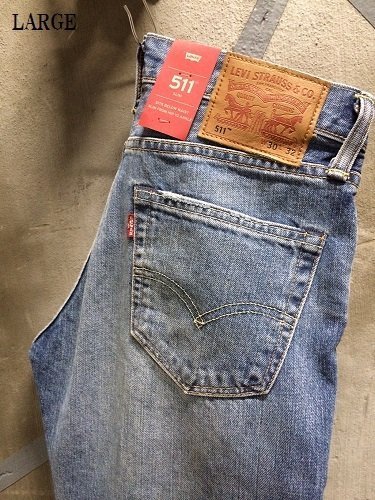 【日貨代購CIT】LEVIS 511 Crush 破壞 刀割 牛仔褲 余文樂 04511-1885 現貨