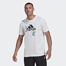 南◇2021 9月 ADIDAS 辛普森家庭 短袖上衣 GS6309 白 雪球大戰 聯名款 休閒短TEE