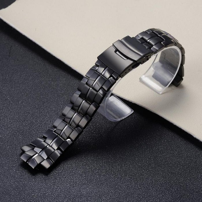 手錶帶 皮錶帶 鋼帶carty手錶鋼帶 代用 卡西歐 EF554鋼錶帶 25.5*14MM 手錶配件