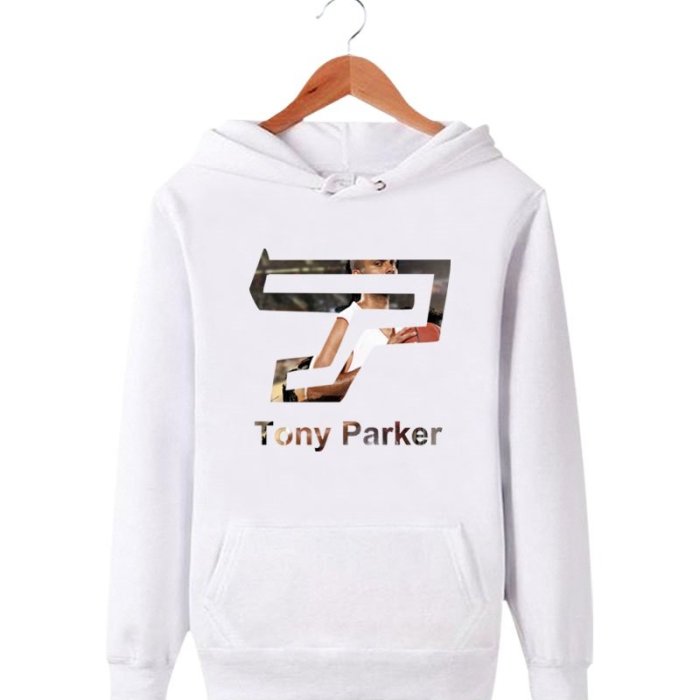 💖法國小跑車Tony Parker帕克長袖連帽T恤上衛衣💖NBA馬刺隊Adidas愛迪達運動籃球衣服大學棉T男220