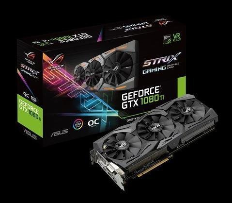 捷修電腦。士林】華碩ROG-STRIX-GTX1080TI-O11G-GAMING 顯示卡$32990