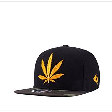 FIND 韓國品牌棒球帽 男 街頭潮流 黃色葉子 刺繡 歐美風 嘻哈帽  街舞帽 太陽帽