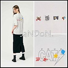山東: Graniph 刺繡小貓咪圓領短袖T恤 240506