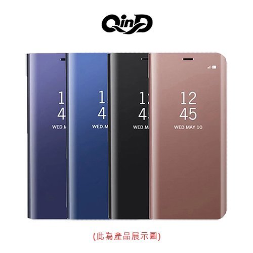 強尼拍賣~QinD Realme 6 透視皮套  掀蓋 支架可立 手機殼 保護殼