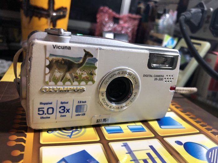 廉售 Olympus IR300 稀有機種照相機, 功能大致正常, 照相清析, 色澤鮮豔