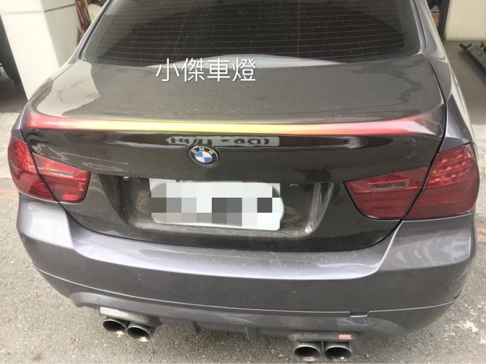 小傑車燈--空力套件BMW E90 E92 CSL樣式 CARBON 碳纖維 卡夢 後箱蓋 E90行李箱蓋