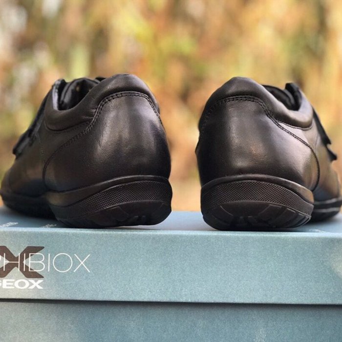 特賣- geox健樂士男鞋秋季低幫輕便透氣的運動休閑舒適時尚真皮潮流潮鞋