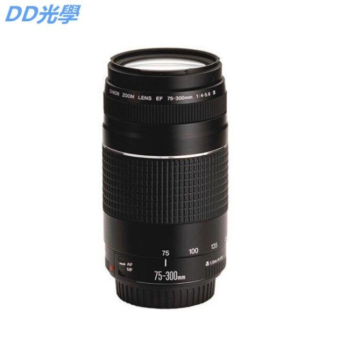 佳能EF 75-300MM F4-5.6單反鏡頭全畫幅二代三代遠攝長焦變焦鏡頭