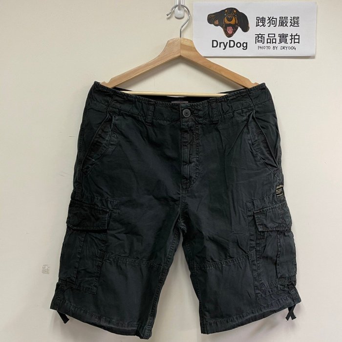 跩狗嚴選 極度乾燥 Superdry Parachute 短褲 多口袋 耐磨 輕量 工作褲 斯里蘭卡製 水洗黑 工作短褲