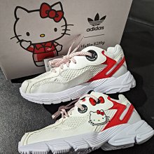 南🔥2023 3月 ADIDAS OG HELLO KITTY X ASTIR 慢跑 蝴蝶結 中童鞋 白 GX1877