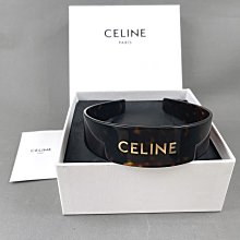 [我是寶琪] 侯佩岑二手商品  CELINE 深玳瑁色髮箍