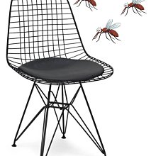 【 一張椅子 】 工業復古風 蚊拍椅 Charles & Ray Eames Wire Chair DKR 復刻版 自取特價