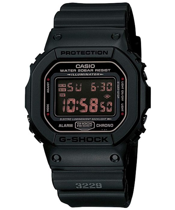 日本正版 CASIO 卡西歐 G-Shock DW-5600MS-1DR  男錶 男用 手錶 日本代購