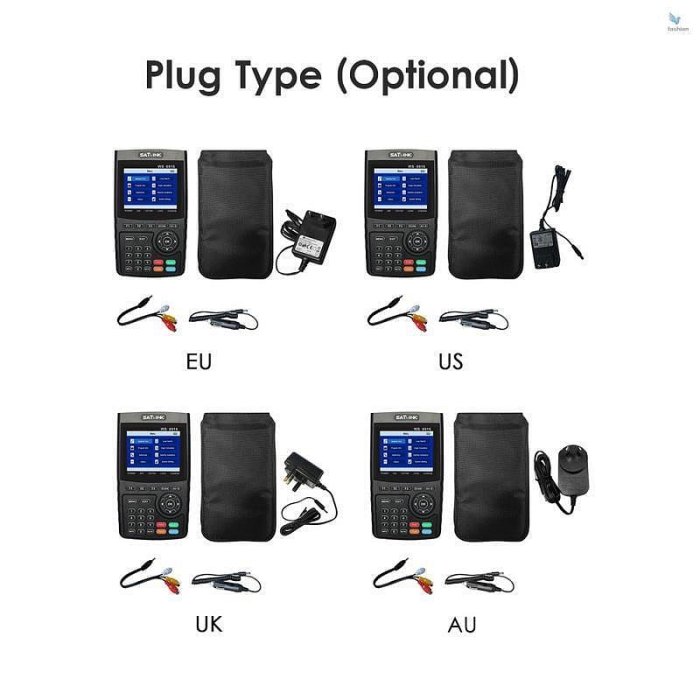 WS-6916 數字衛星查找儀高清數字衛星電視查找器數字衛星信號查找儀錶帶便攜袋和錶帶