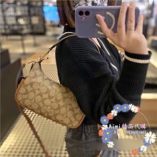 Aimi精品代購 Coach C7223 蔻馳新款Hobo女士腋下包 麻將包 附購證 商品吊牌標籤