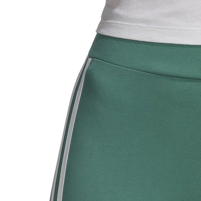 ADIDAS 女 W 3-STRIPES LEGGINGS GREEN 內搭褲 綠 【FM3282】