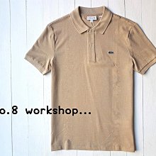 【LA男生館】【LACOSTE鱷魚LOGO貼布網眼POLO衫】【LA004A5】SLIM FIT(M)